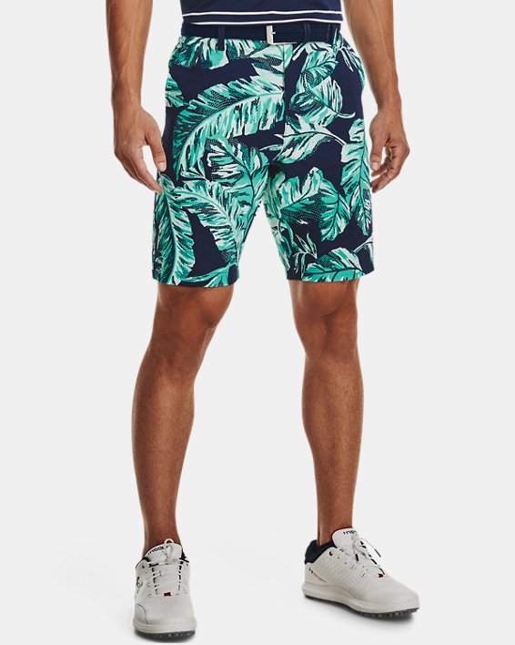 Men's UA Drive Printed Shorts in Blue image number 0